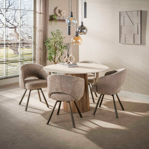 Eettafel Romano Centro Ø120