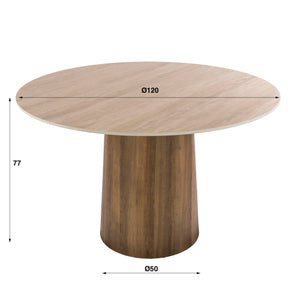Eettafel Romano Centro Ø120 - foto 5