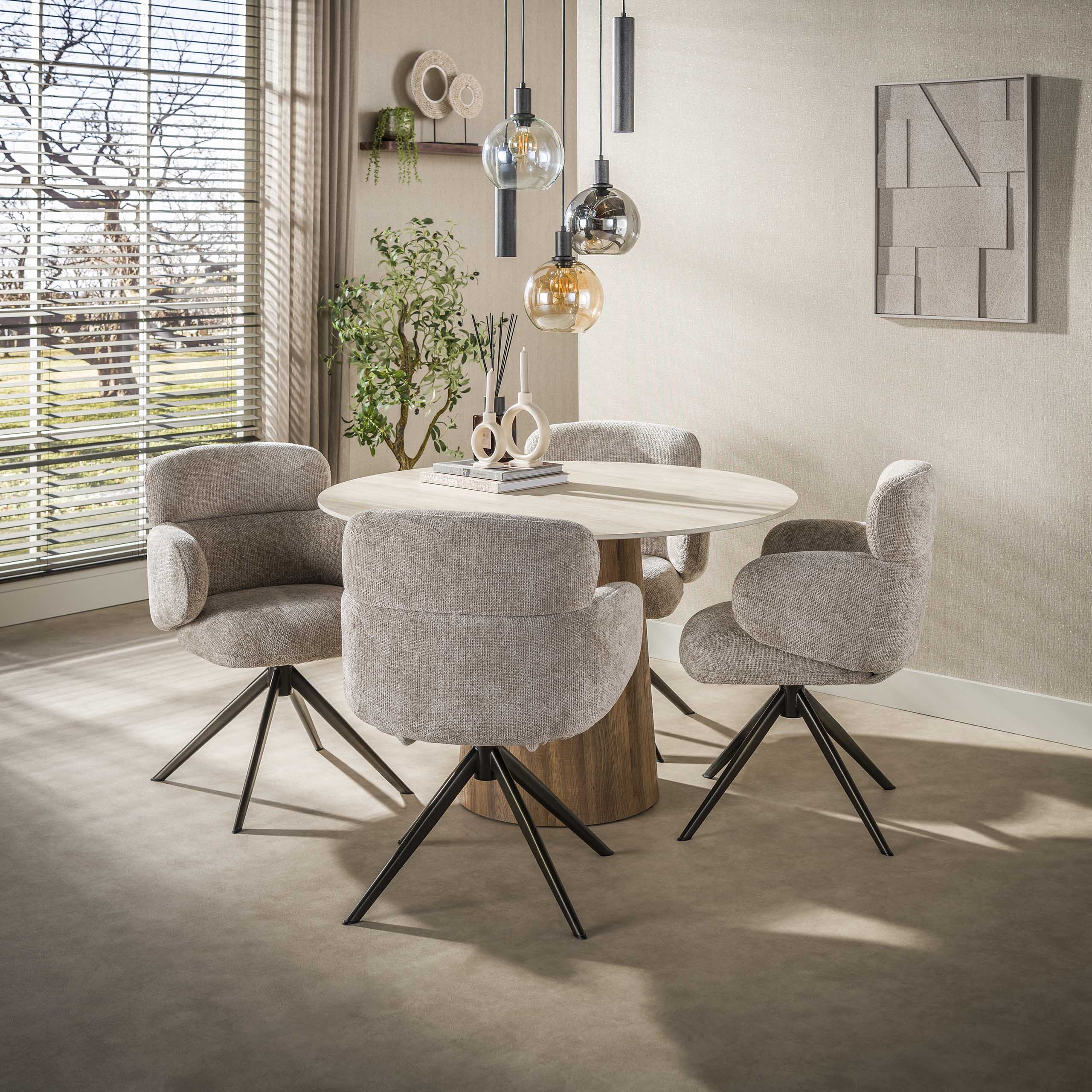 Eettafel Romano Centro Ø120