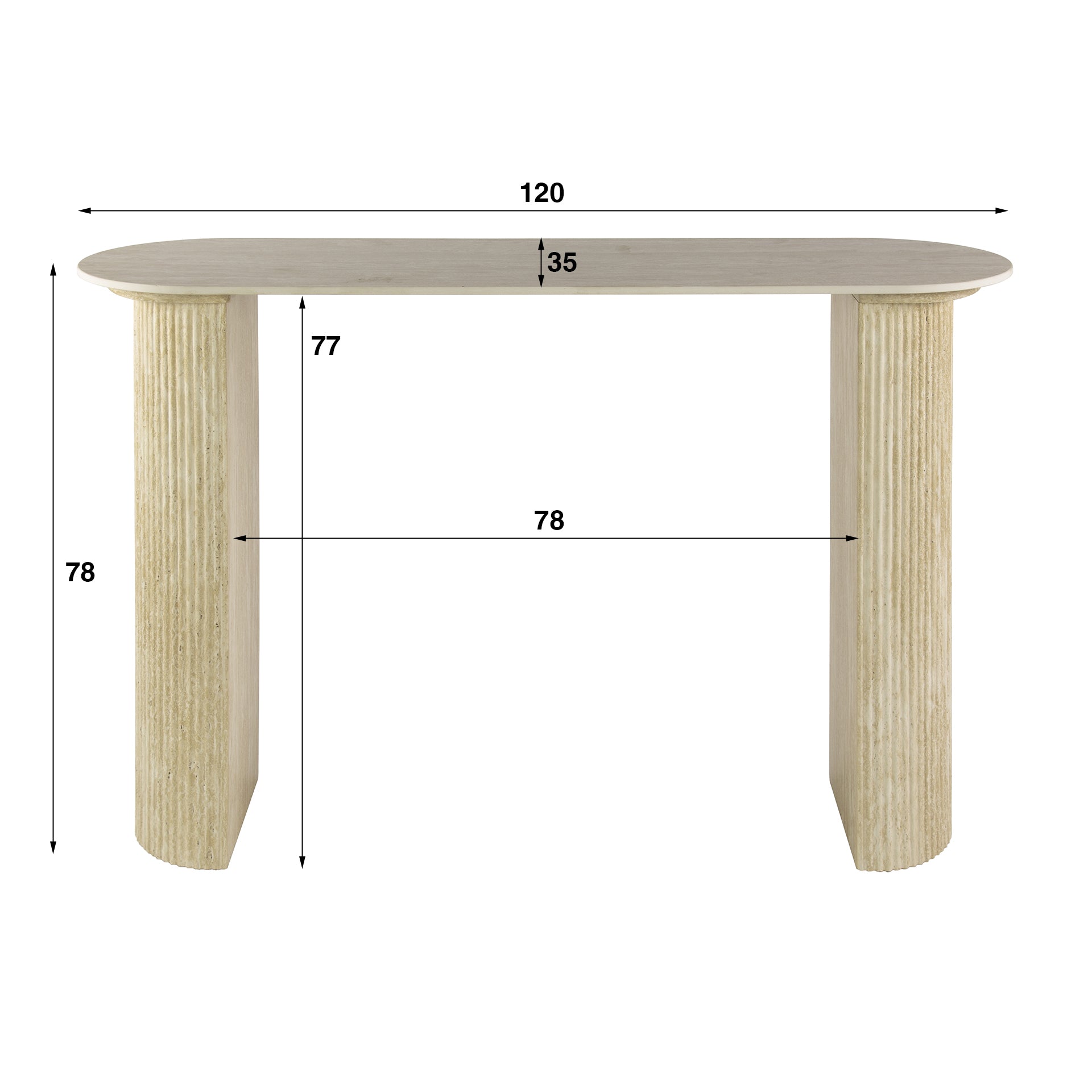 Hal/-kaptafel Romano Arch