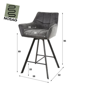 Barstoel Raster draaibaar VPE2 (2 stuks) - foto 14