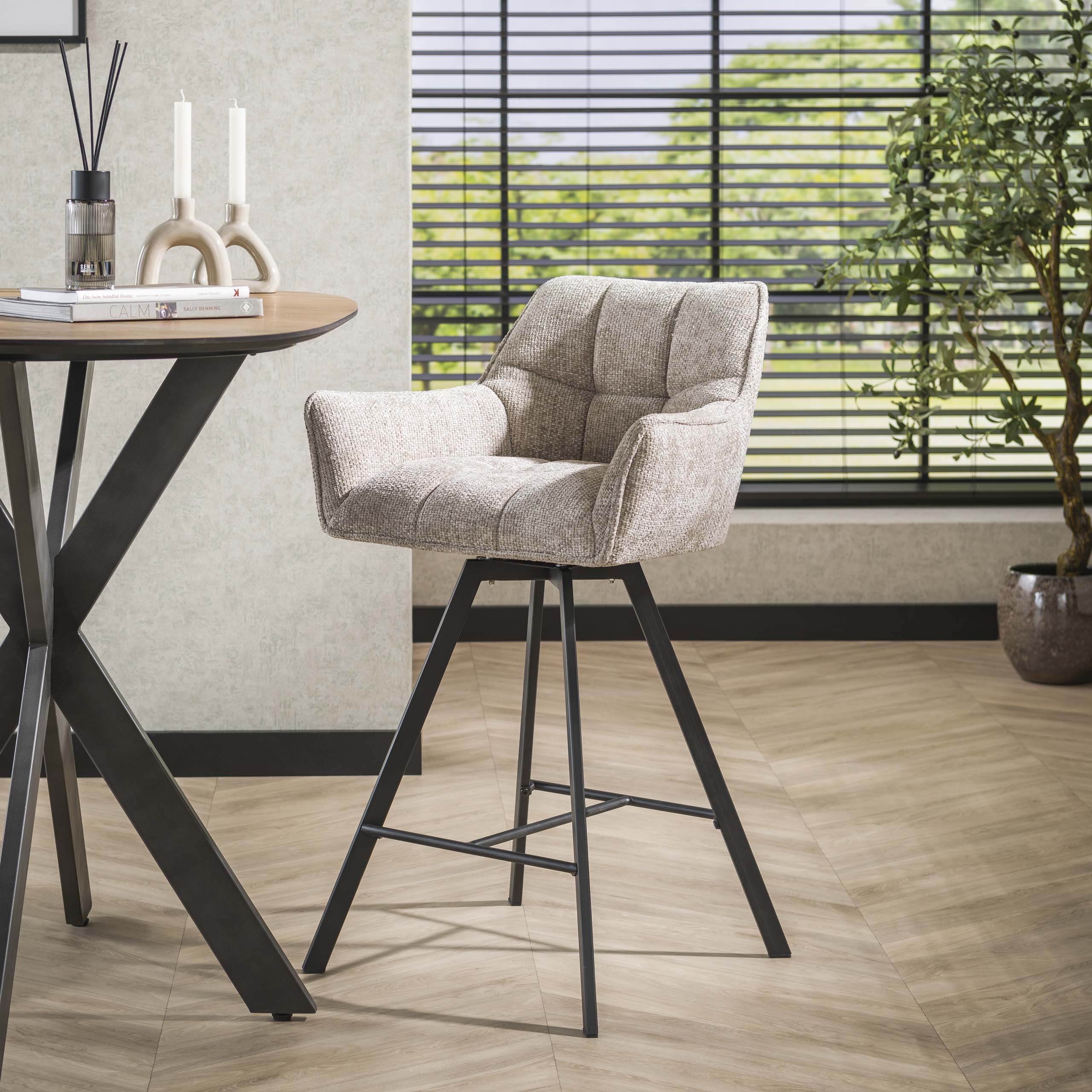 Bar stool Grid swivel VPE2 (2 pieces)