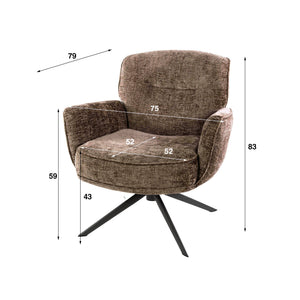 Fauteuil Forza draaibaar - foto 16