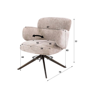 Fauteuil Flex draaibaar - foto 10