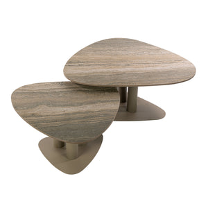 Salontafel Selvo driehoekig set/2
