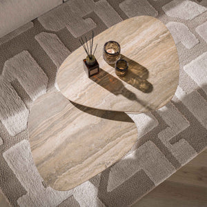 Salontafel Selvo driehoekig set/2