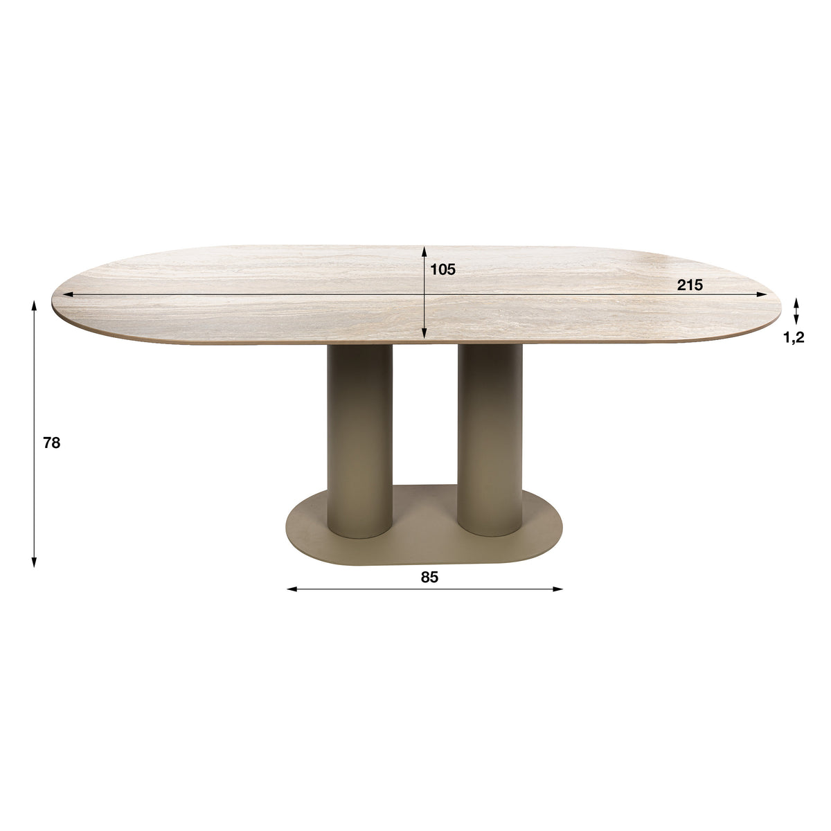 Eettafel Selvo 215