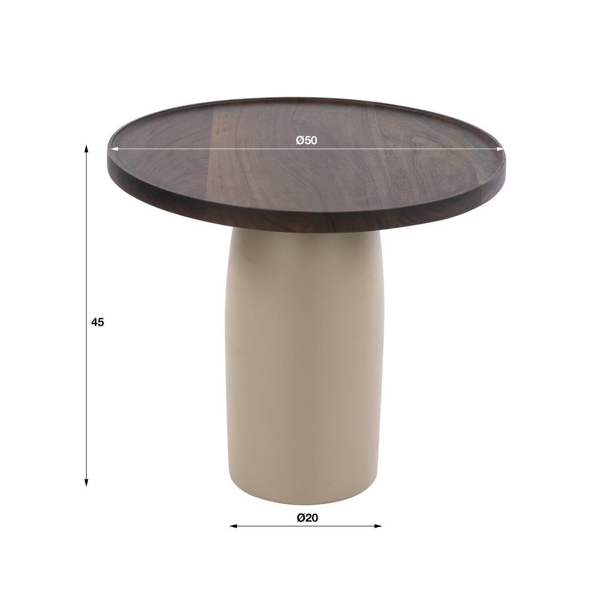 Bijzettafel Dune