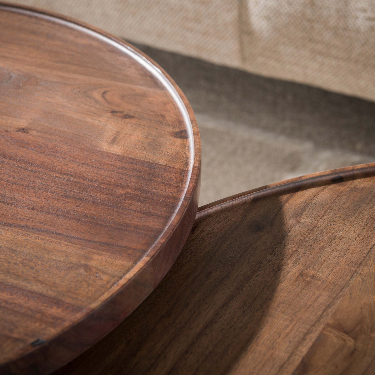 Salontafel Dune rond set/2