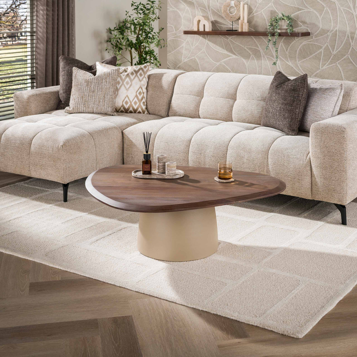 Salontafel Dune driehoekig