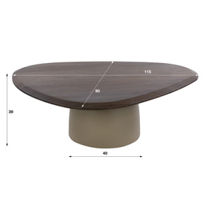 Salontafel Dune driehoekig