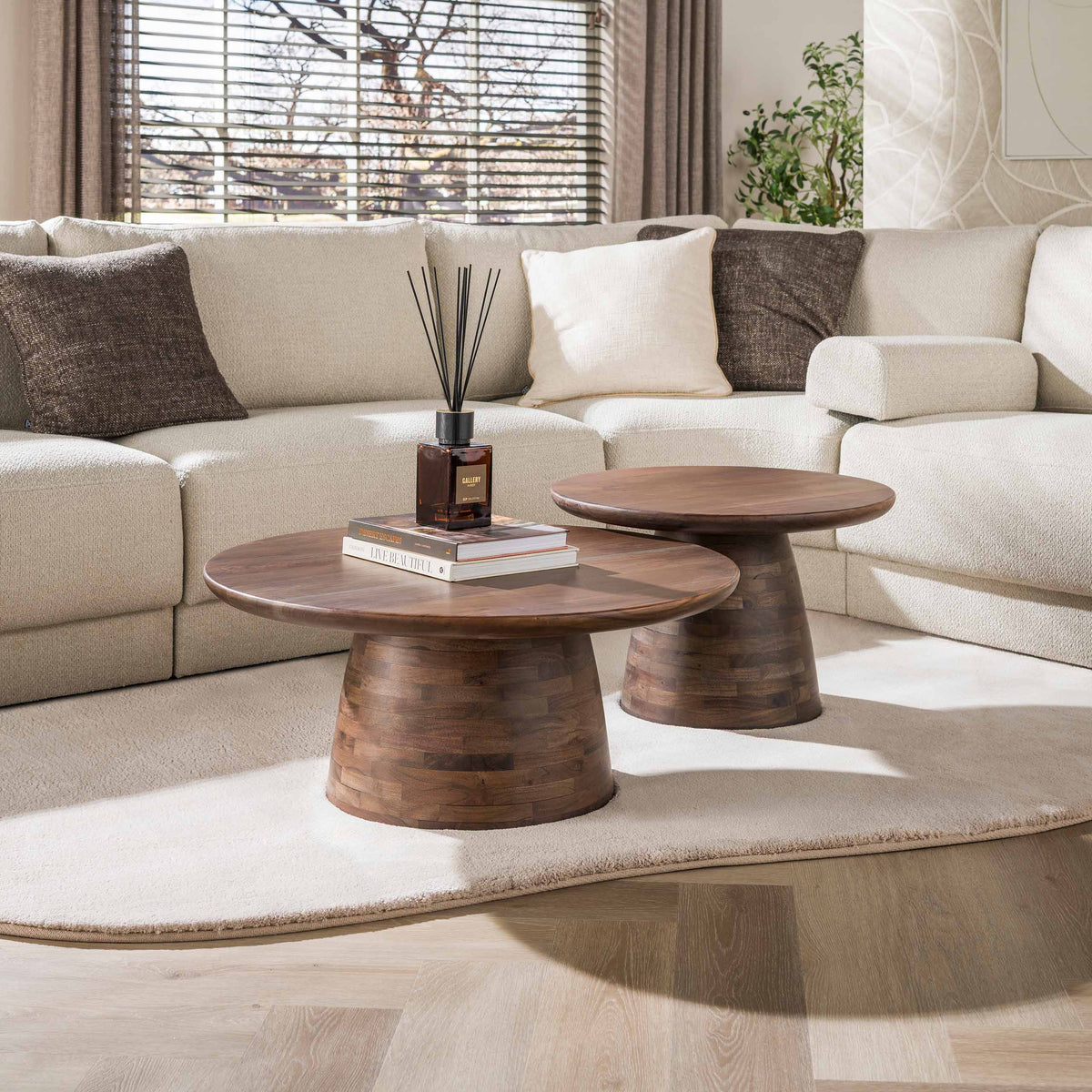 Salontafel Mova rond set/2