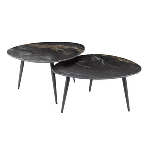 Salontafel Fossil organisch set/2