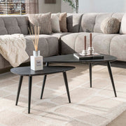 Salontafel Onyx peervormig set/2
