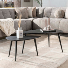Salontafel Onyx peervormig set/2