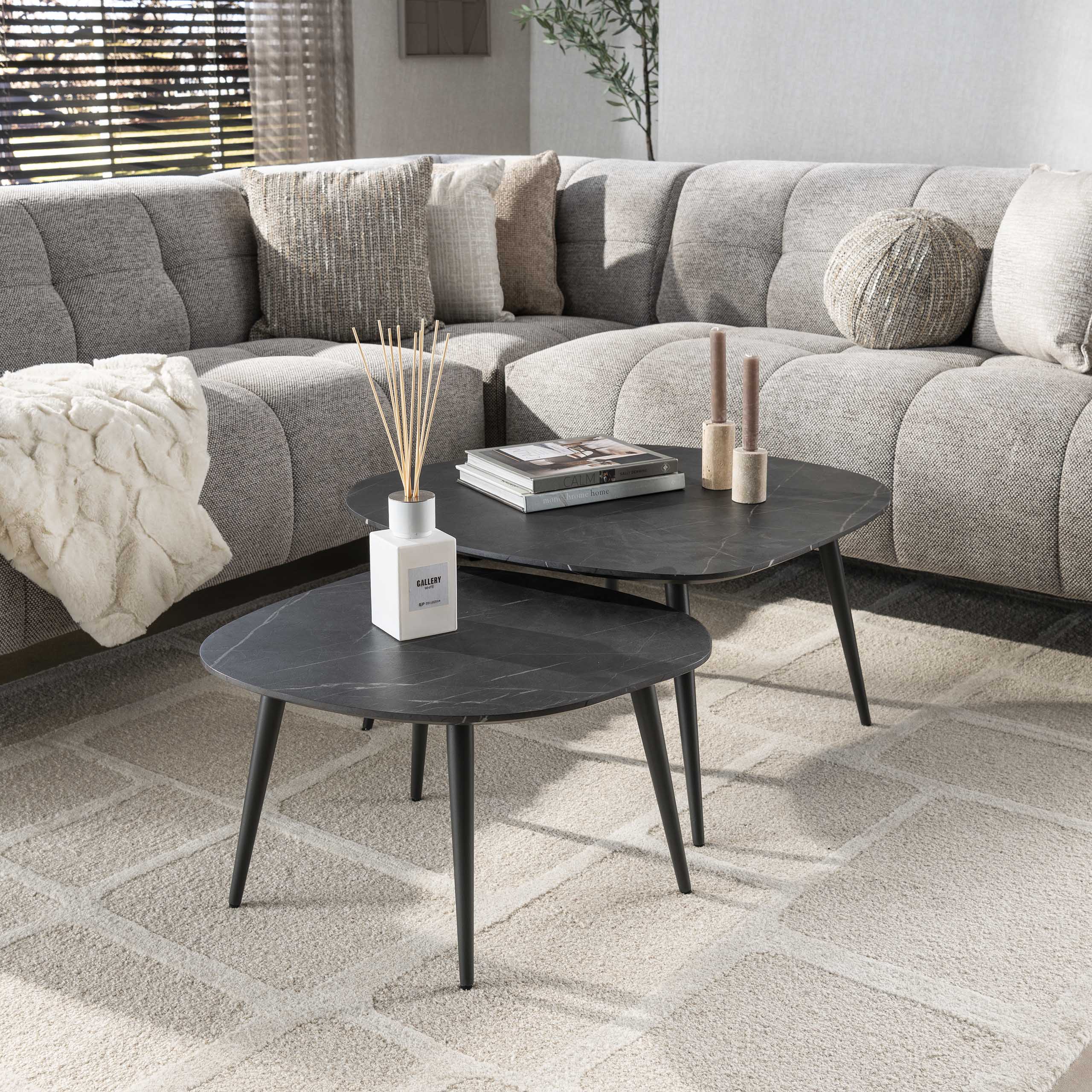 Couchtisch Onyx Rock Set/2
