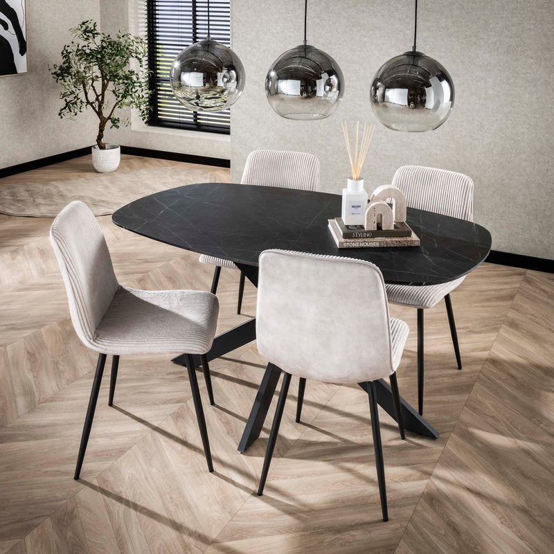 Eettafel Onyx Cross 150