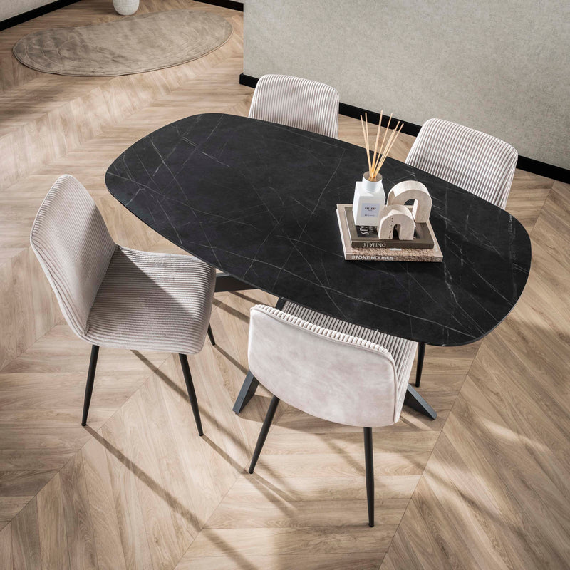 Eettafel Onyx Cross 150