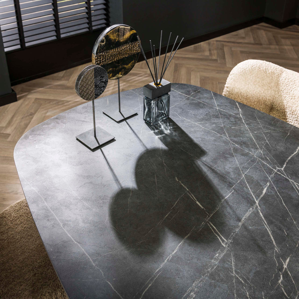 Eettafel Onyx Cross 180