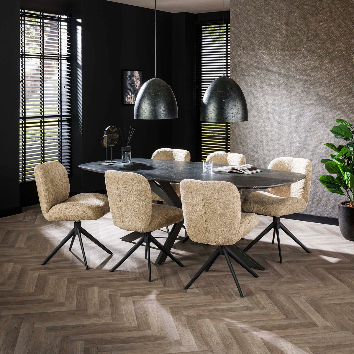 Eettafel Onyx Cross 215