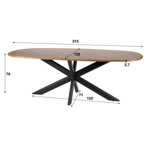 Eettafel Cliff 215