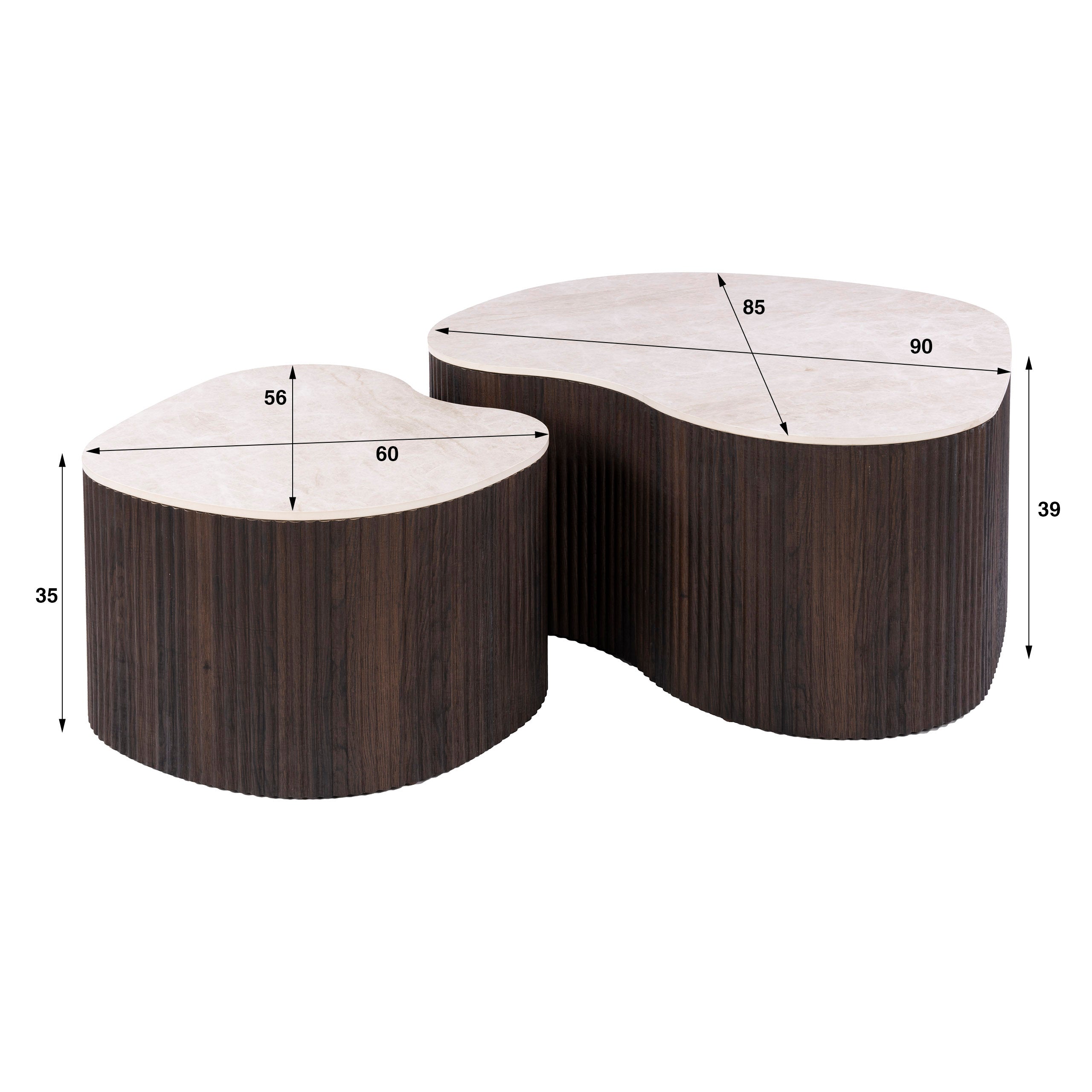 Salontafel Ceramo medio set/2