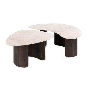 Salontafel Ceramo organisch set/2