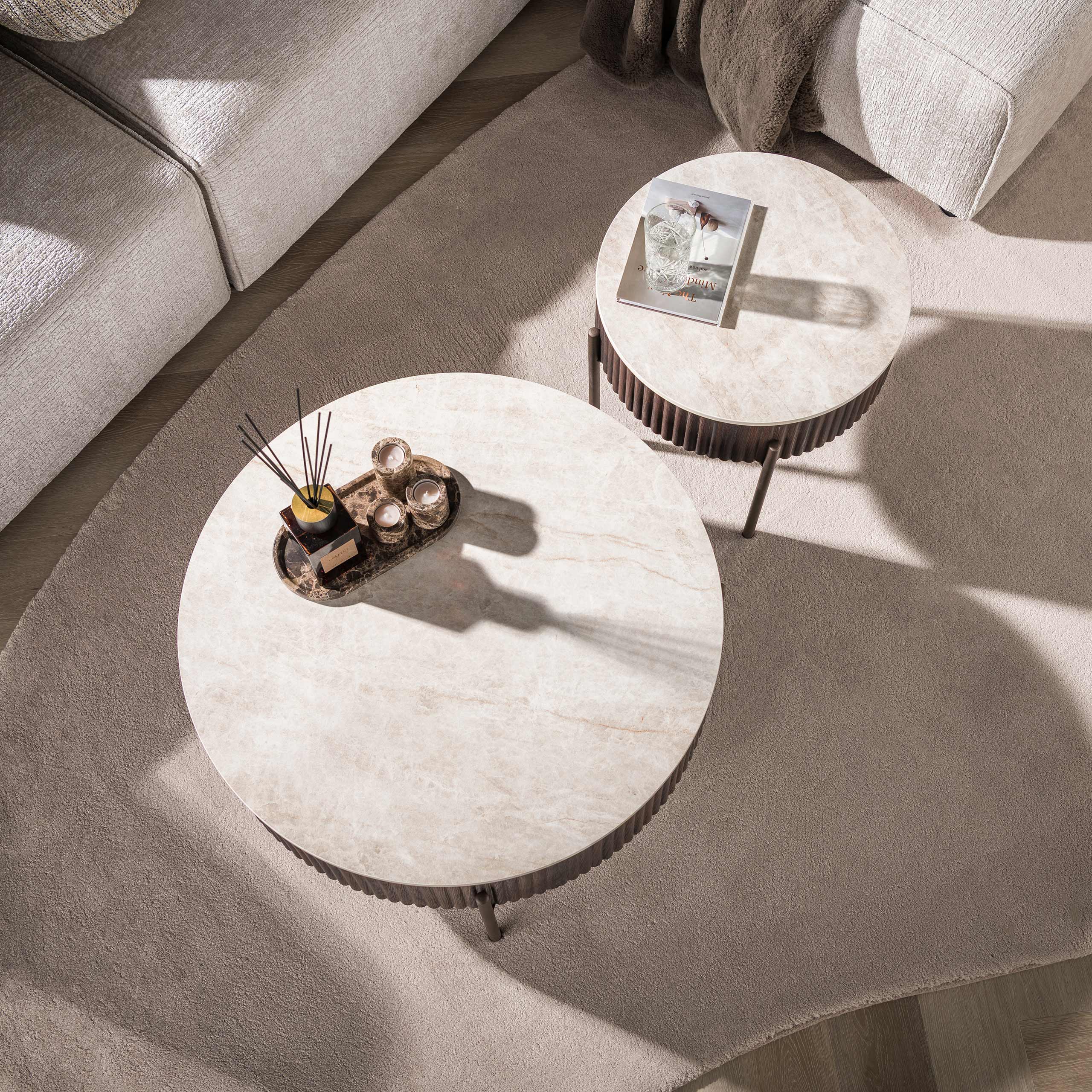 Salontafel Ceramo rond set/2 - foto 2