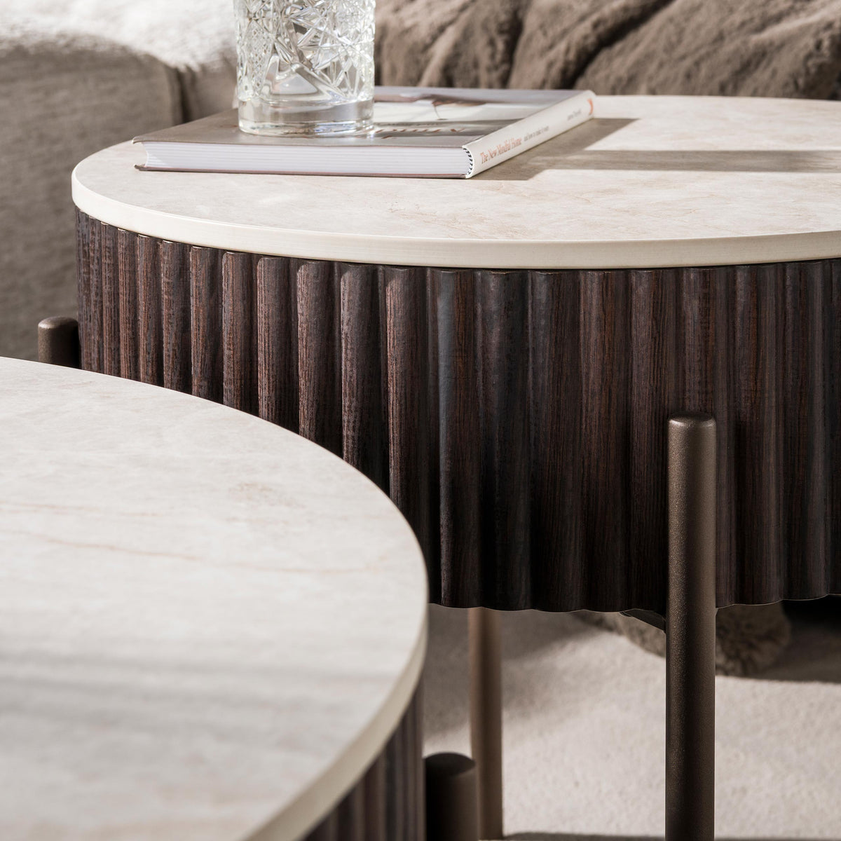 Salontafel Ceramo rond set/2 - foto 3