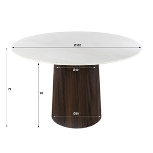 Eettafel Ceramo Centro Ø120 - foto 7