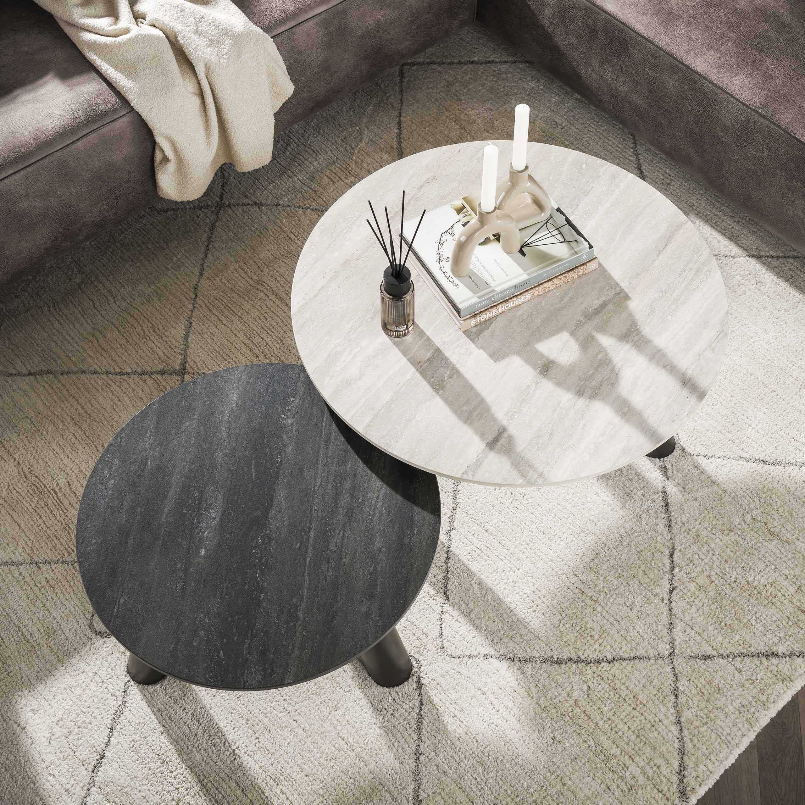 Salontafel Twin rond set/2