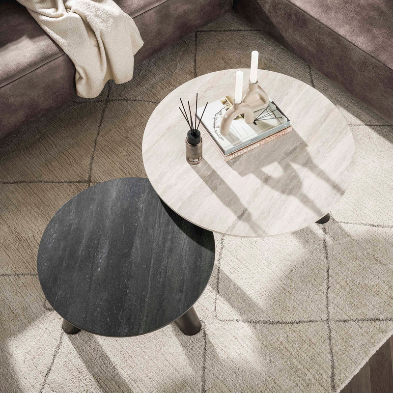 Salontafel Twin rond set/2