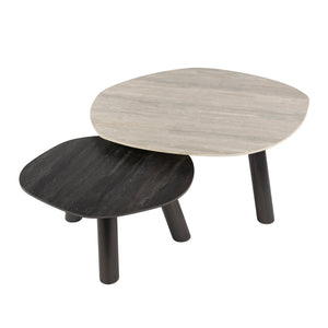 Salontafel Twin log set/2