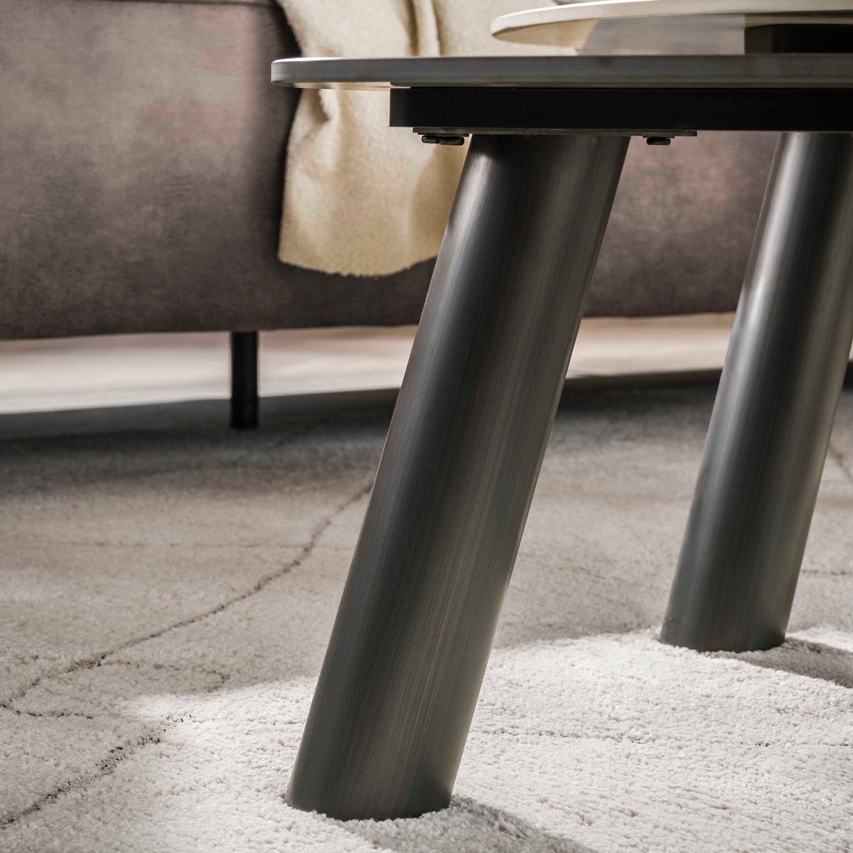 Salontafel Twin log set/2