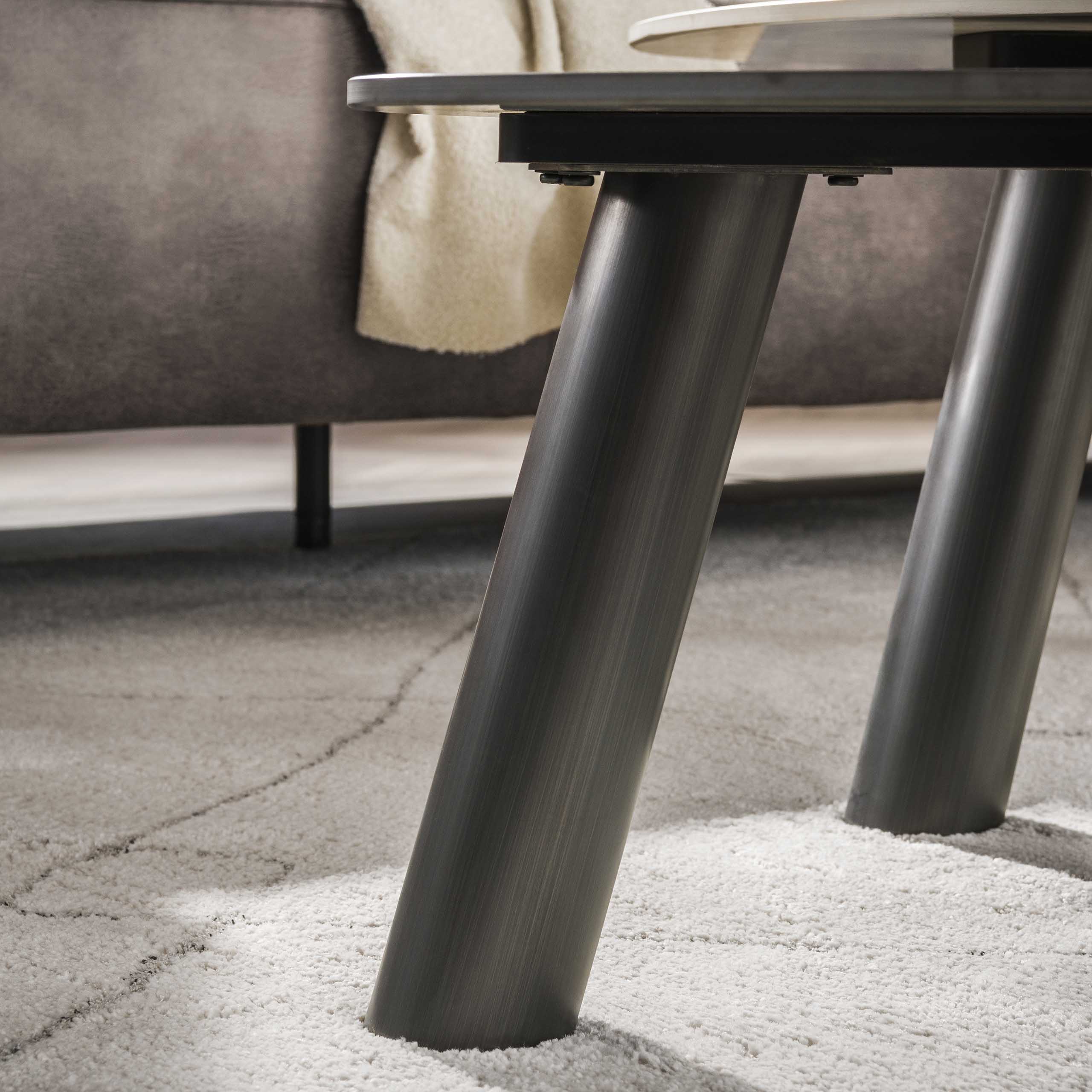 Salontafel Twin log set/2