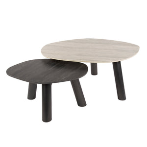 Salontafel Twin log set/2