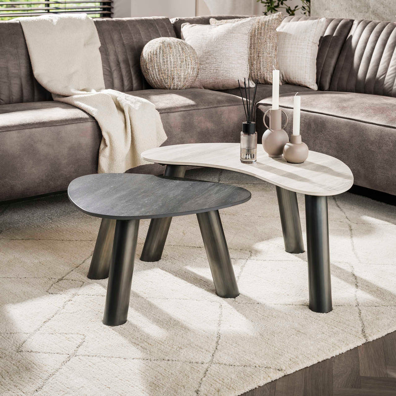Salontafel Twin organisch set/2