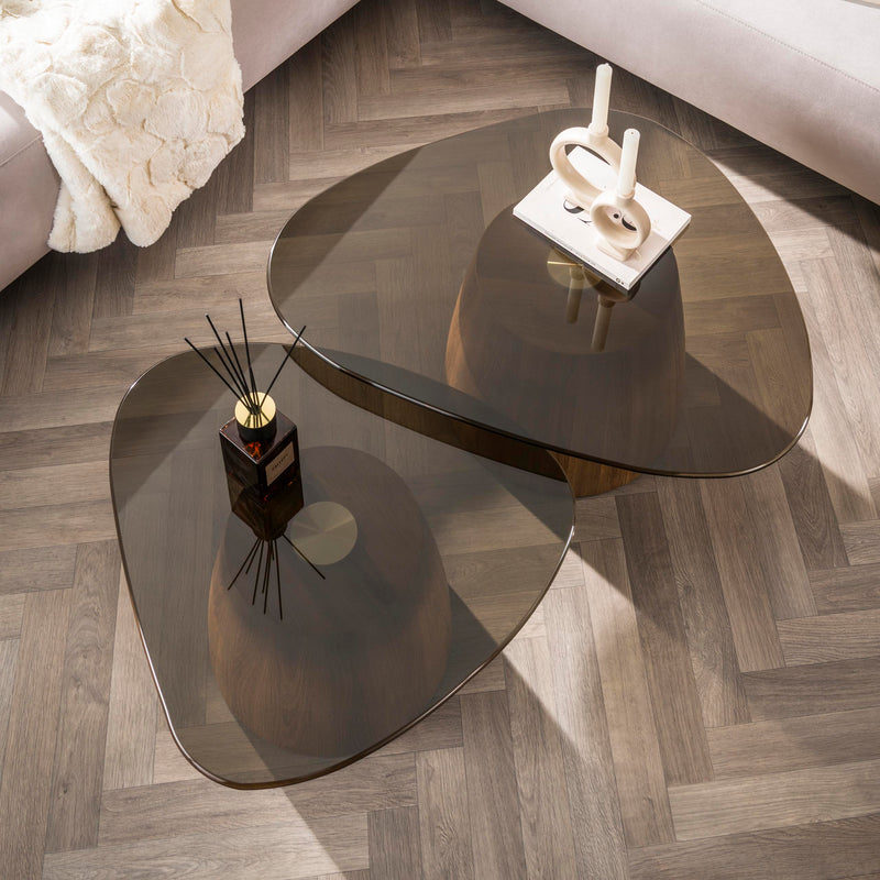 Salontafel Tinto driehoekig set/2