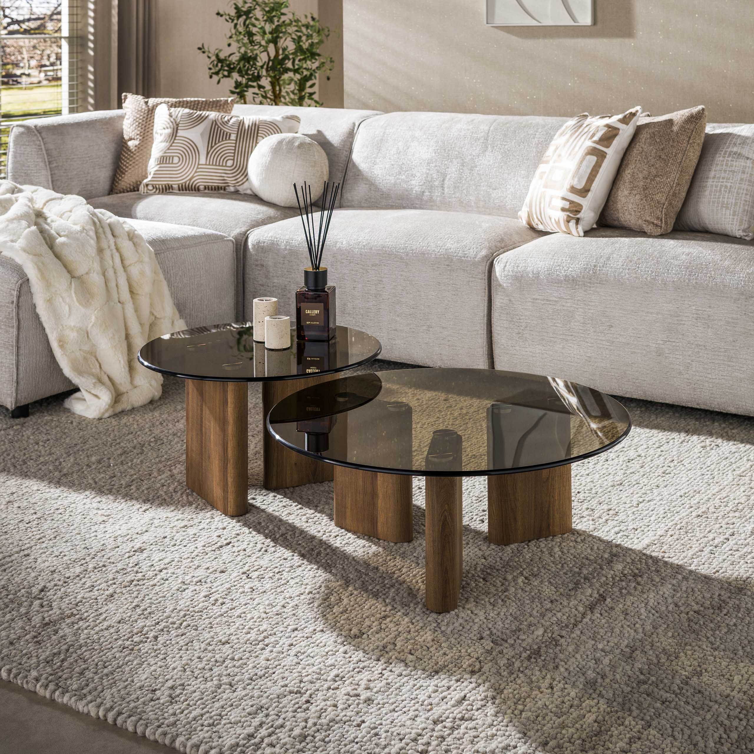 Salontafel Tinto rond set/2