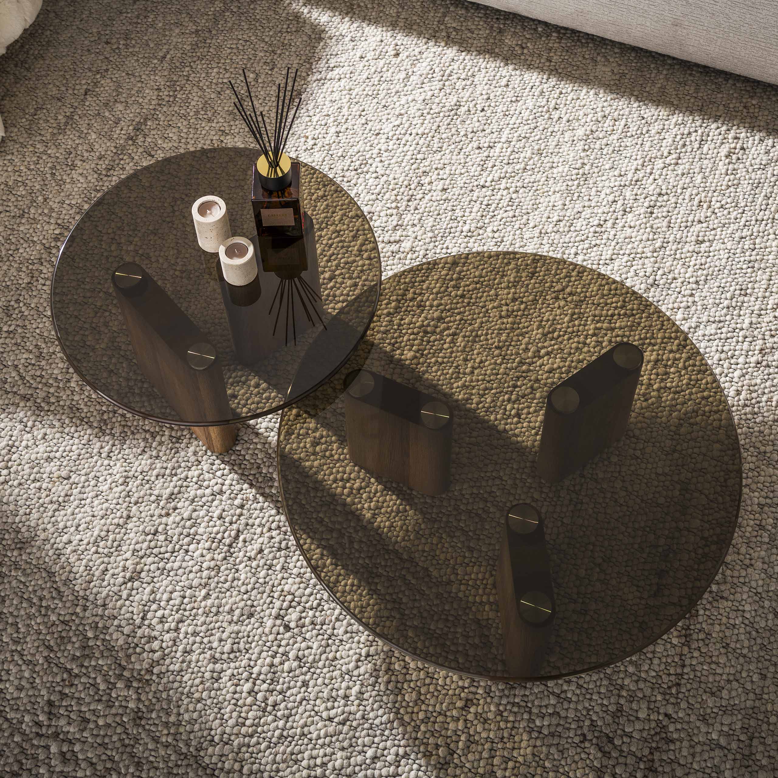 Salontafel Tinto rond set/2