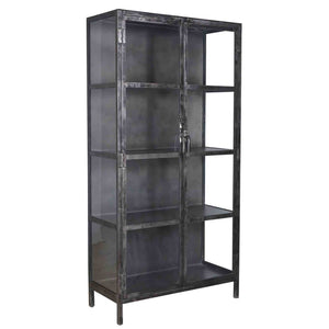 Vitrinekast Rift Metal 2D