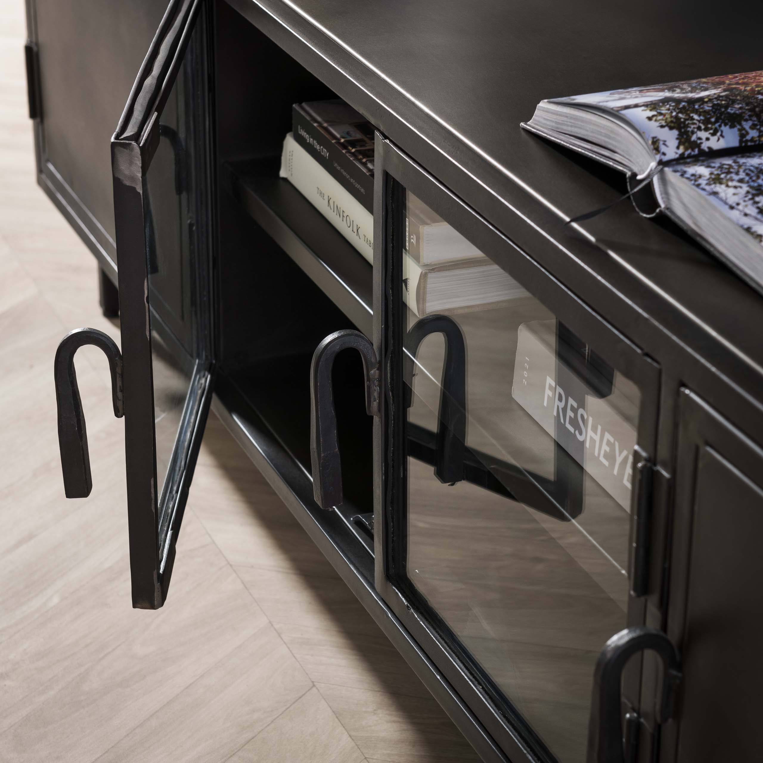 TV-meubel Rift Metal 4D