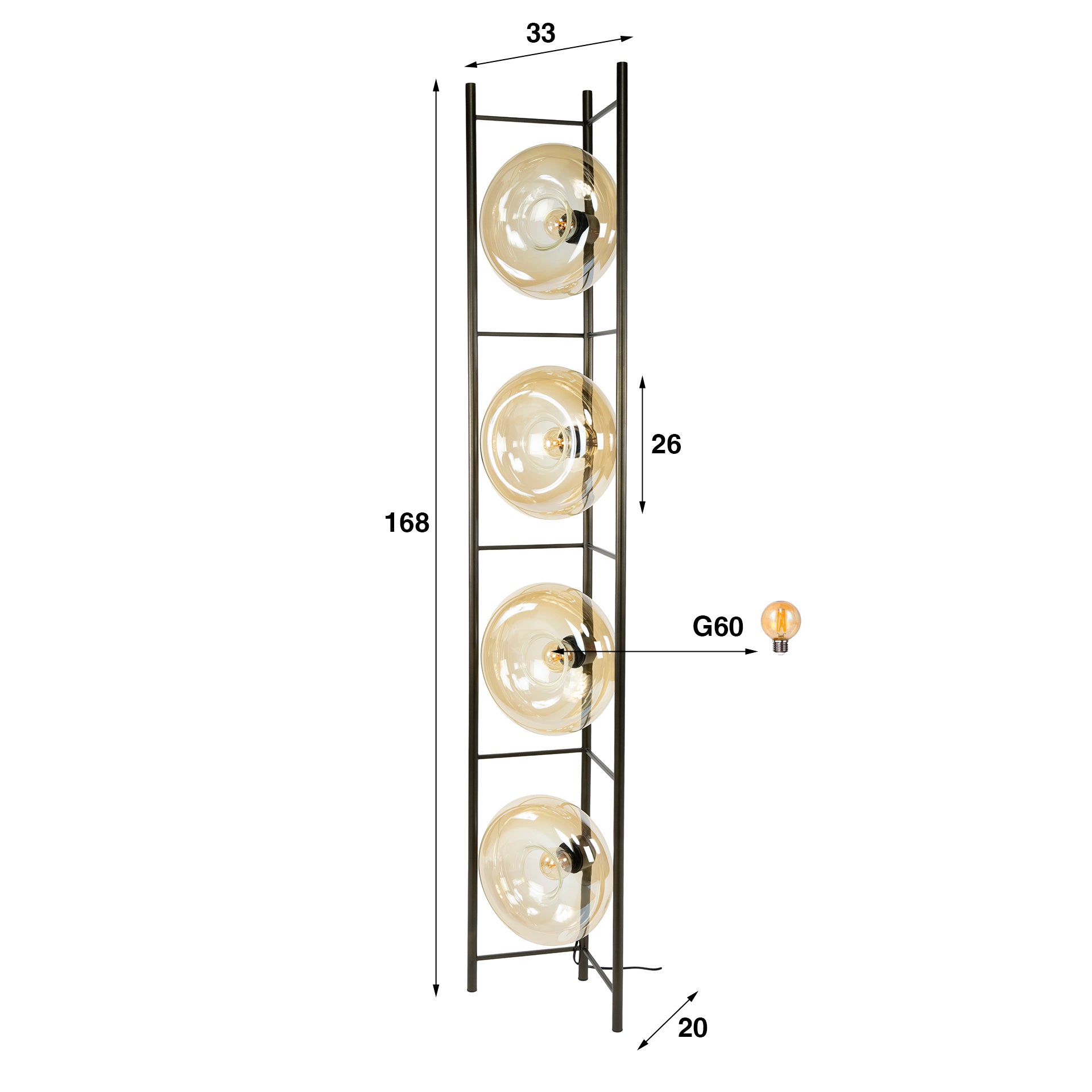 Vloerlamp Soll 4L