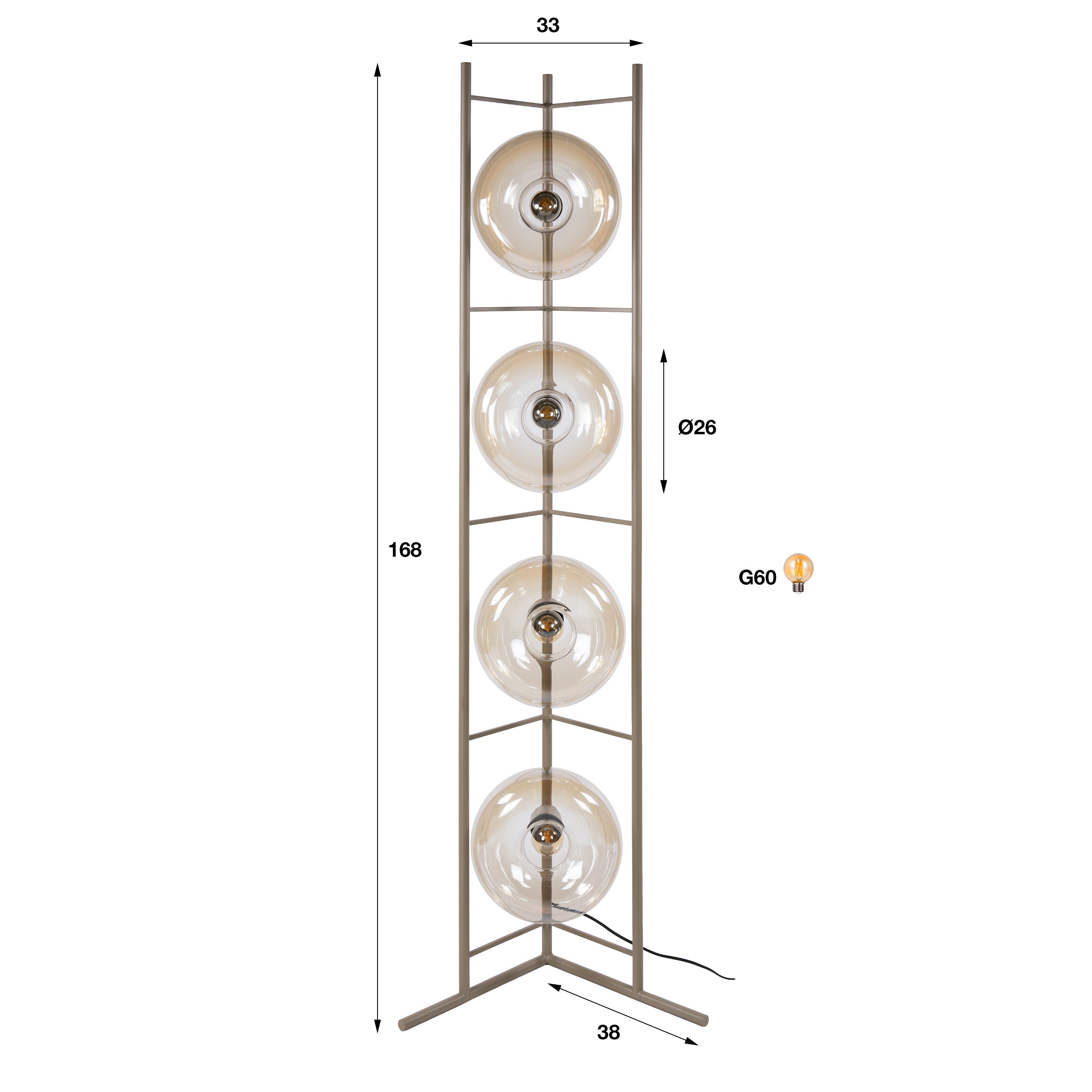 Stehlampe Soll 4L