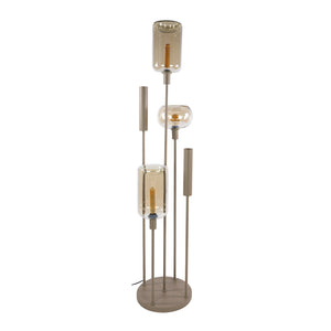 Vloerlamp Serene switch getrapt 2+3L