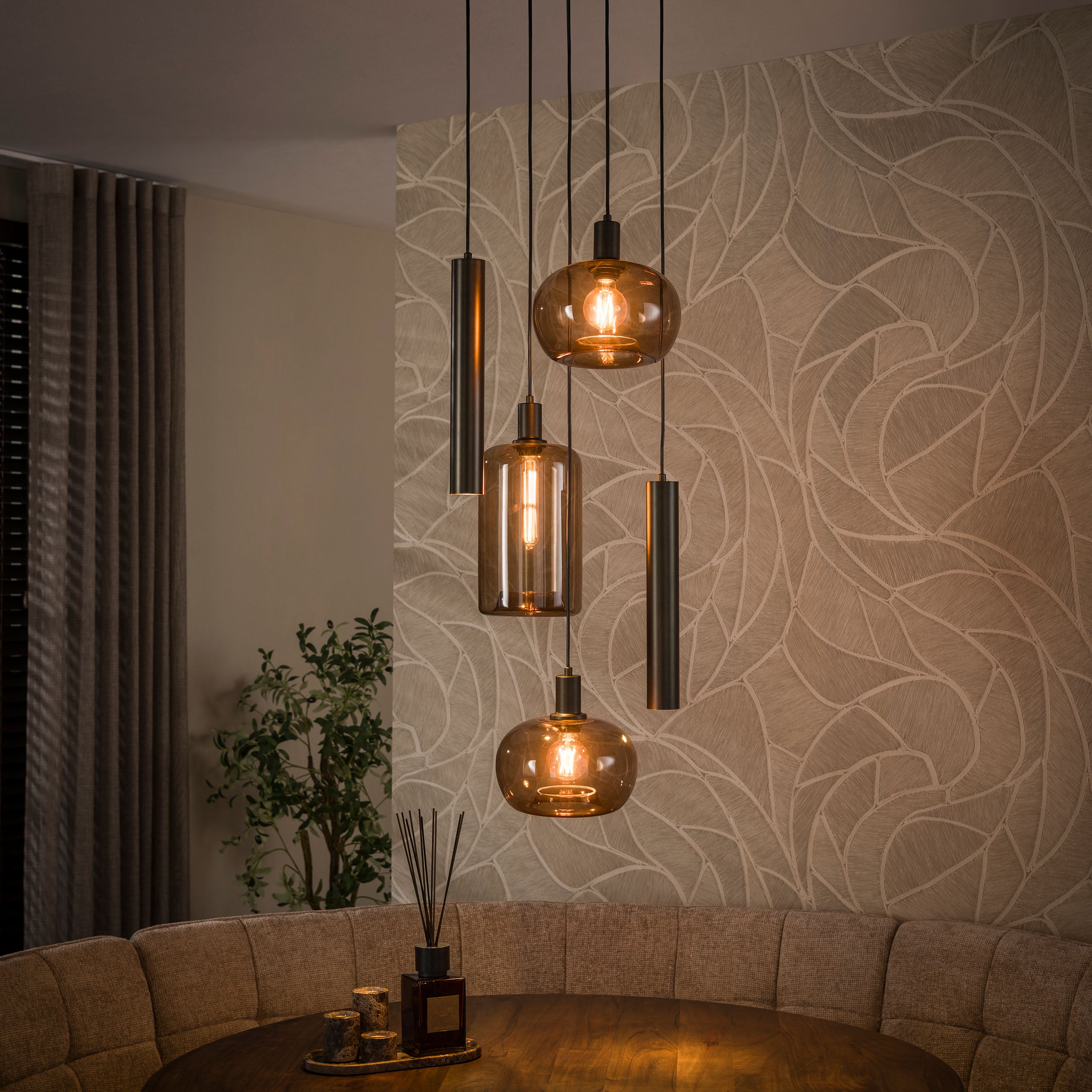 Hanglamp Serene getrapt 5L