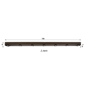 Plafondlamp Bar 7L