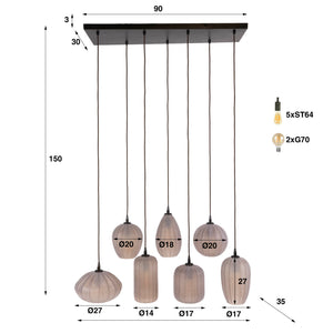 Hanglamp Altura 4+3L - foto 9