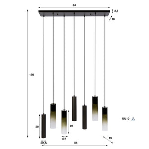 Hanglamp Lungo 4+3L - foto 12