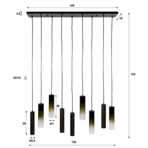 Hanglamp Lungo 5+4L - foto 12